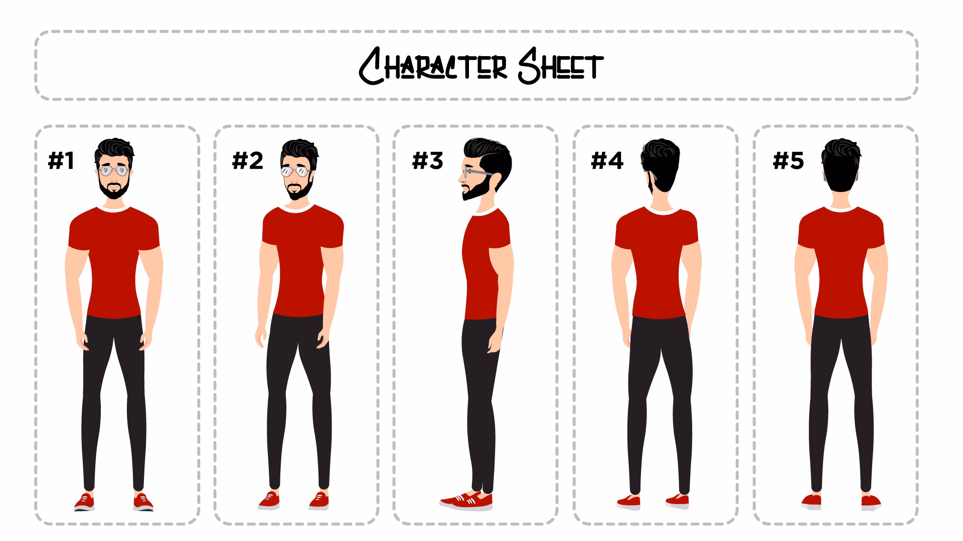 characters design by Islam Abu Shuaala